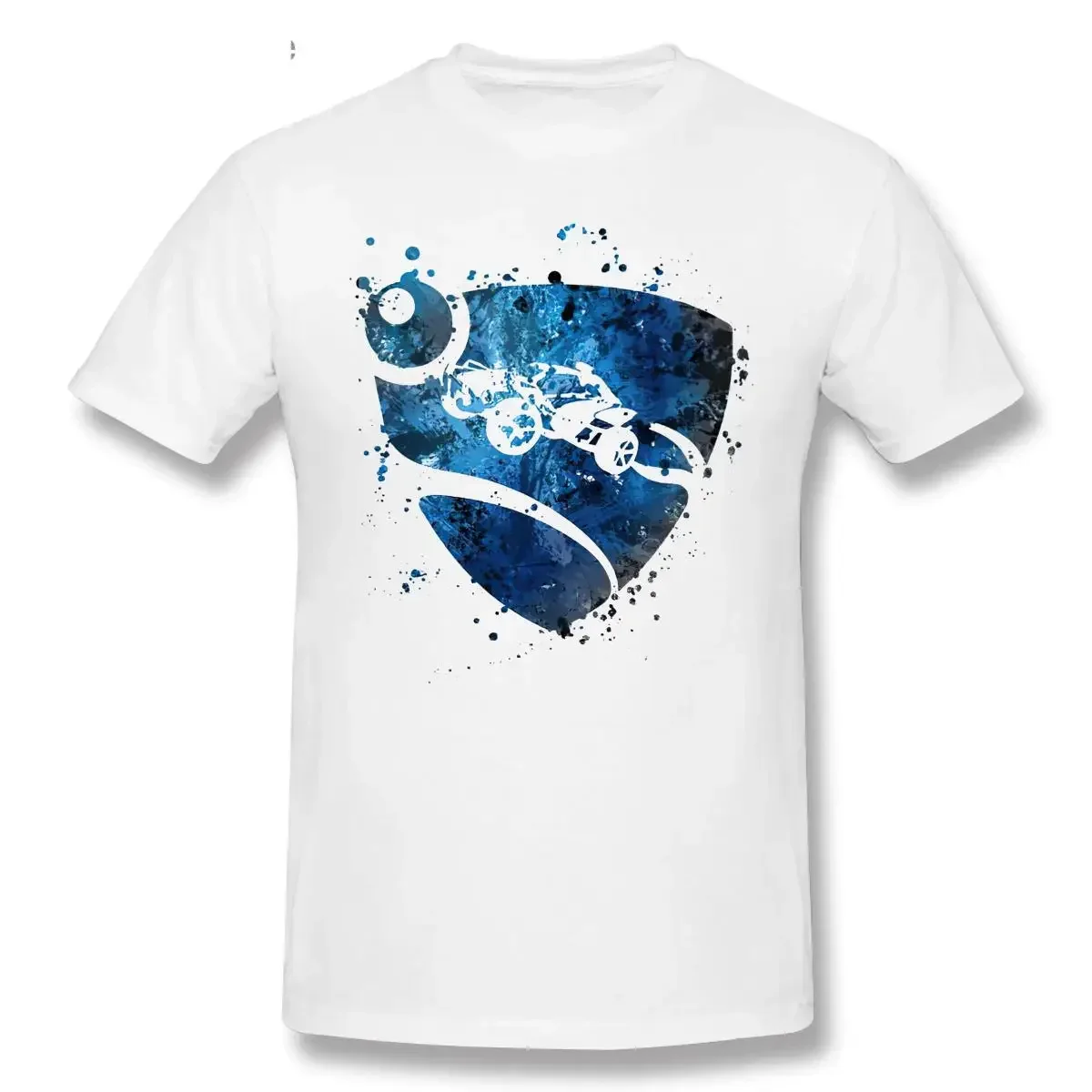 2021 Fashion Graphic T-shirt Cartoon Anime Rocket League Splatter Short Sleeve Casual Men O-neck 100% Cotton T shirt Tee Tops