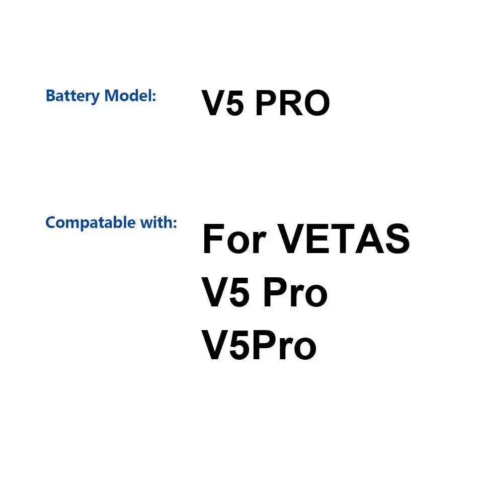 

3250Mah Mobile Phone Battery High Compatibility For Vetas V5 Pro
