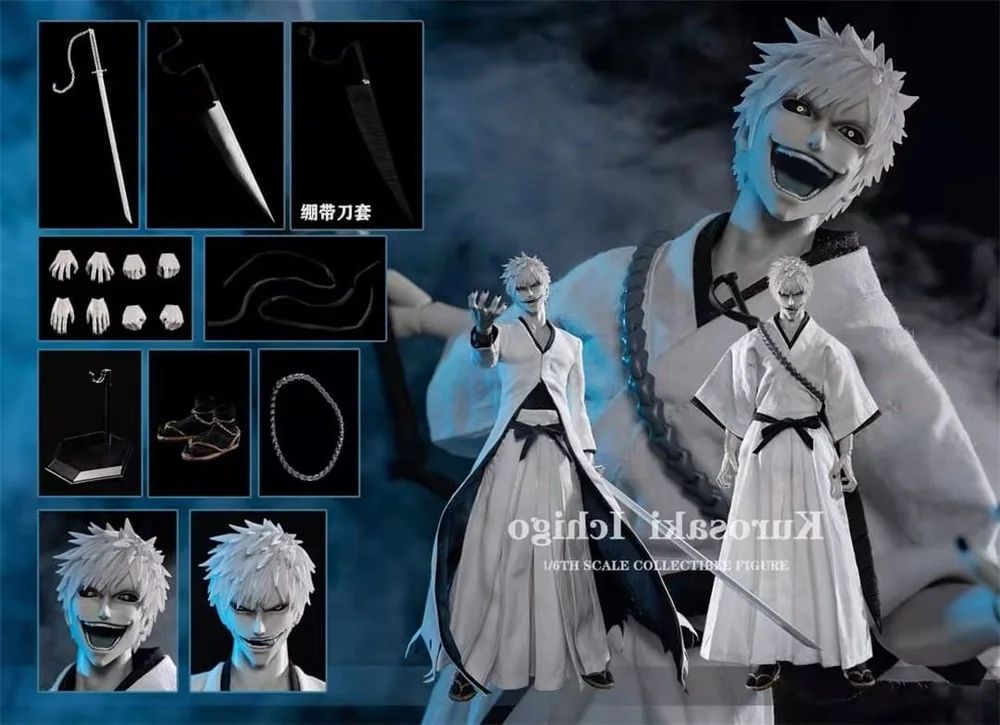 GAMETOYS GT-004 1/6 White Lord Void White Ichigo Double-head