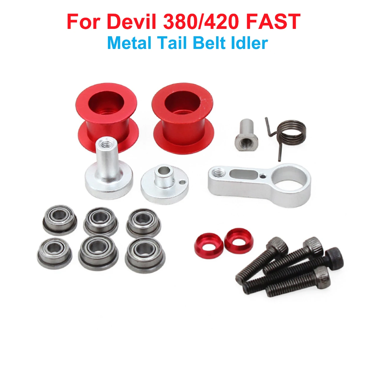 

DIY ALZRC - Devil 380 / 420 FAST Replacements: Metal Tail Belt Idler+ ALZRC - Devil 380 FAST Motor Mount