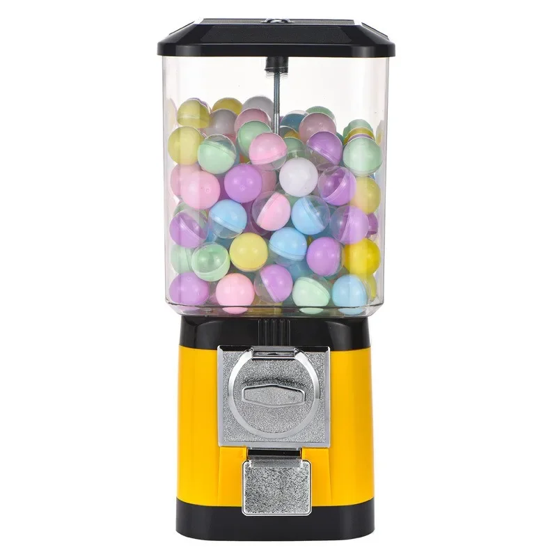 

Торговый автомат для детских игрушек — диспенсер для яиц и конфет с монетоприемником для домашних игр, настоящие монеты не требуется, включают 24 пластиковых капсулы