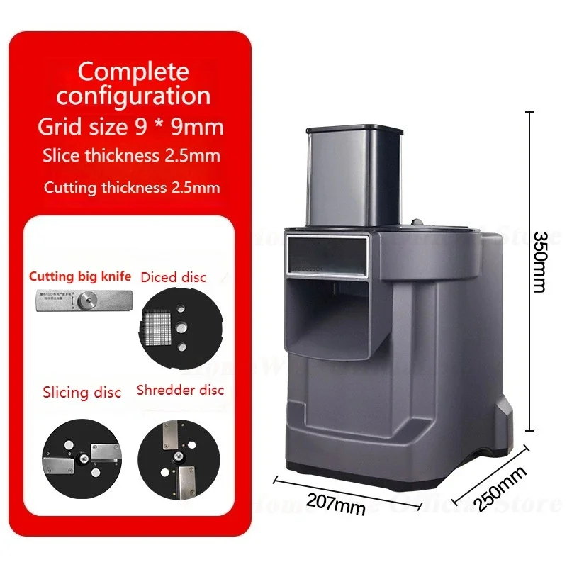 LX K8600 야채 커터 슬라이스 파쇄 다이싱 메이커 푸드 프로세서 3 블레이드 다기능 과일 커터