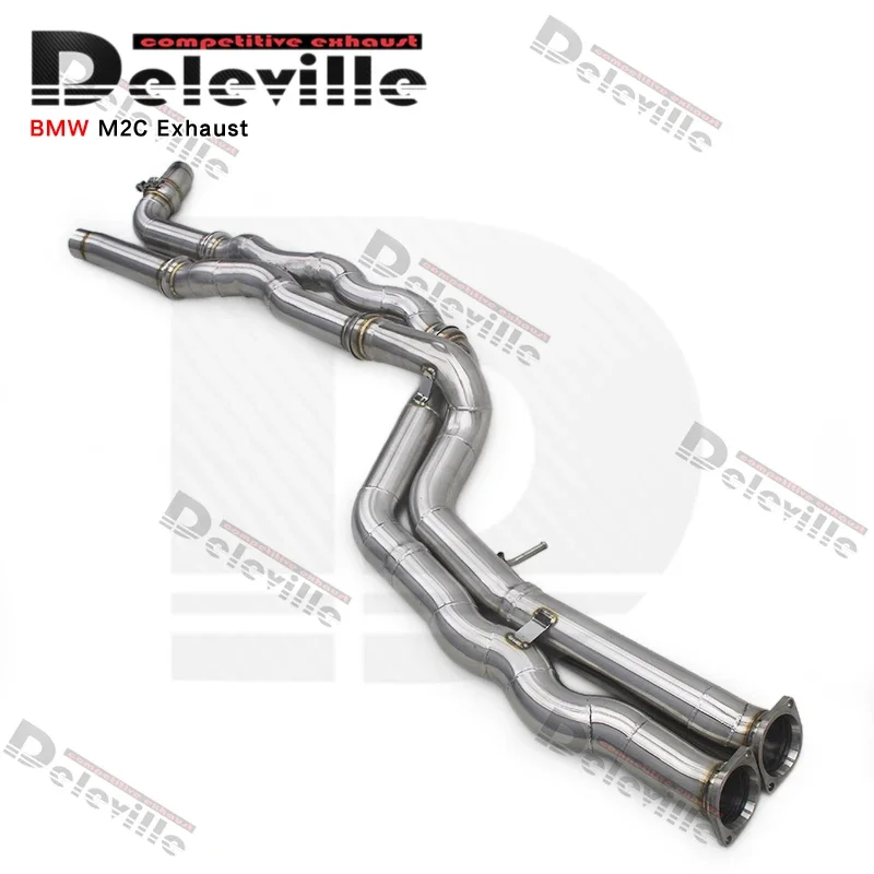 Mid pipe For M2C M2 Competition S55 F87 3.0T 2018-2023 Stainless Steel Exhaust Pipes Middle pipe Exhaust System