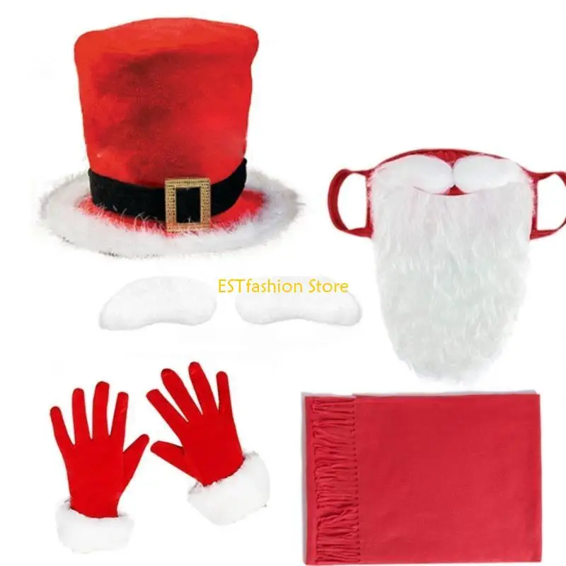 Y5GC サンタクロースコスチューム サンタスーツ サンタコスチューム 大人用 父のクリスマス衣装