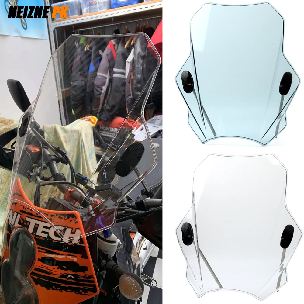 For KTM DUKE 390 250 690 Enduro R Windscreen Windshield For duke 790 890 1290 Super Duke R Wind Shield Screen Protector Parts