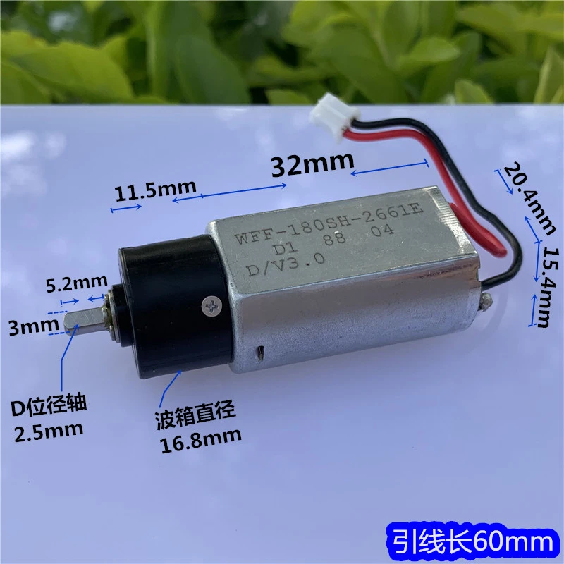 

Mini 180 Planetary Gear Motor DC 1.5V-3.7V 3V 1300RPM Fast Speed High Torque 17mm Electric Gear Box Motor DIY Robot Smart Car