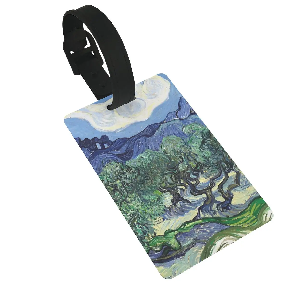 Vincent Van Gogh Olive Trees Landscape Luggage Tags Suitcase Travel Baggage Boarding Tag Portable Label Holder ID Name Address