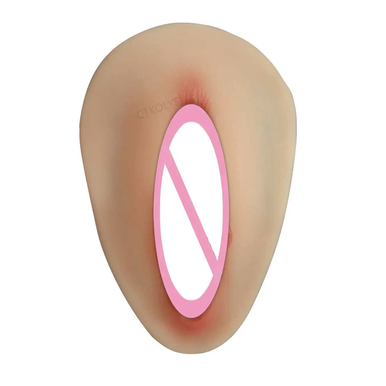 Large size Silicone Fake Vagina Pads Pocket Pussy Tucking Gaff Panties Insert Pad