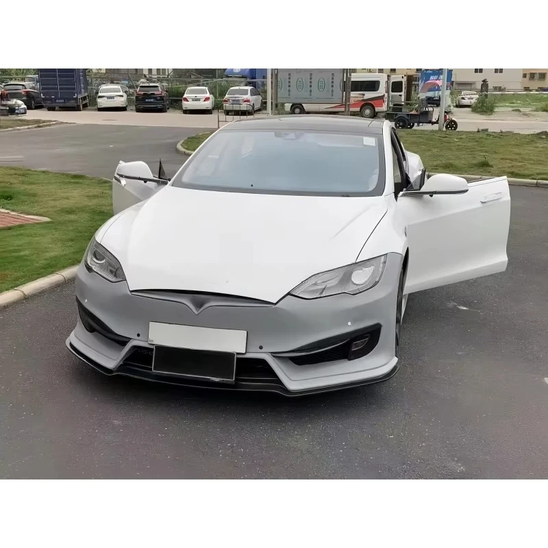 For 'Tesla Model s Front and Rear Bumper Hood Diffuser Spoiler Body Kit Auto Parts High Quality Body Kit