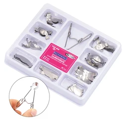 Dental Matrix Sectional Contoured Metal Matrices  with Springclip No.1.330 Band Resin Clamping/Seperating Ring Dentist Tools