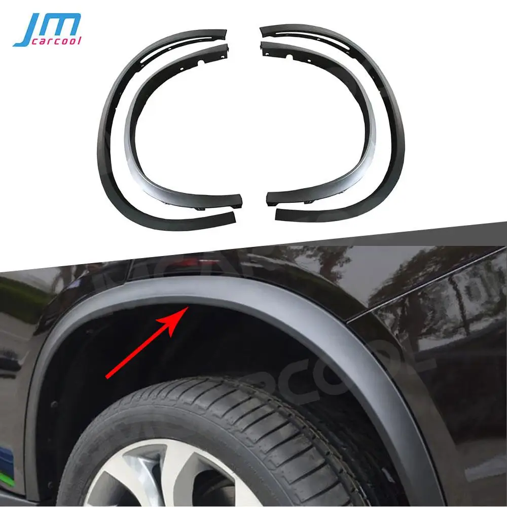 

Side Wheel Arch Fender Flares Mudflap Trims For BMW F15 X5 SUV 4 Door 2014- 2016 Car Bodykits Accessories Car Styling PP Black