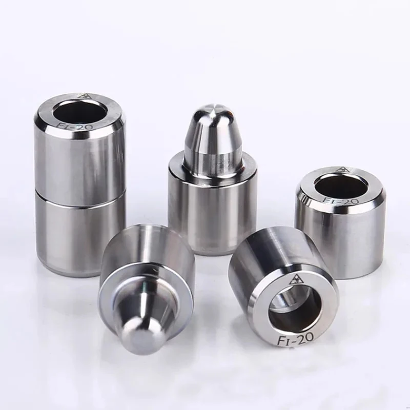 2PCS Rubber Silicone Tapered Interlocks, SUJ2 Round Locating Units Guide Post Guide Sleeve