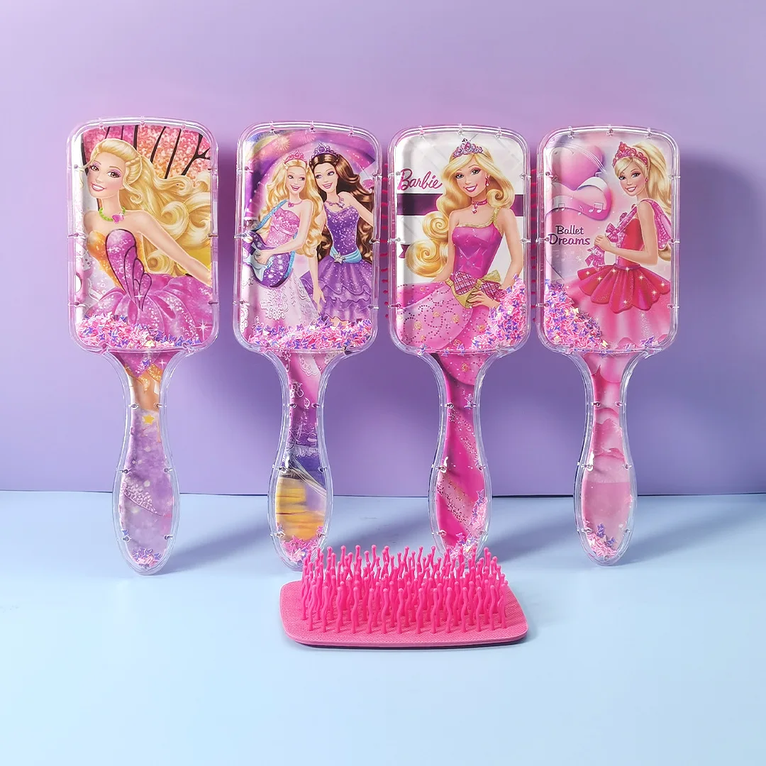 2-4psc Pente de cabelo com fluxo de areia e cabo quadrado Kuroomi My Little Pony Pente de massagem