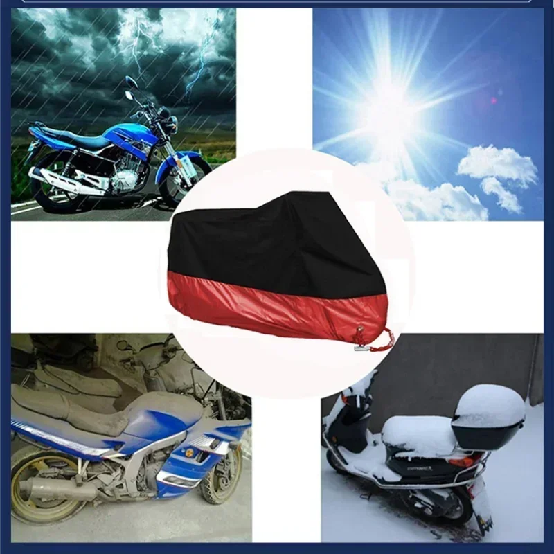 Motorcycle cover M L XL XXL XXXL XXXXL universal Outdoor Uv Protector Bike Rain Dustproof Scooter Covers waterproof