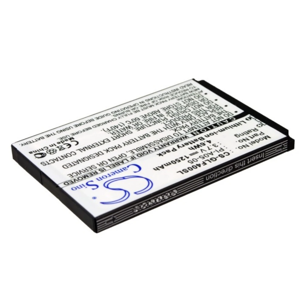 

Li-ion GPS, Navigator Battery for Golf Buddy, 3.7V, 1250mAh, Compatible Models: Buddy World, DSC-GB400, World Color