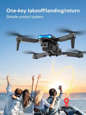 The Upgraded 2026 E99PRO MAX Drone Features Dual 8K Cameras, In-Screen Remote Control, Two Batteries, One-Key Return-to-Home, A Foldable Design, USB Charging, Wi-Fi Connectivity, and Flight Gaming Capabilities. This Drone Is Suitable for Beginners and Mak