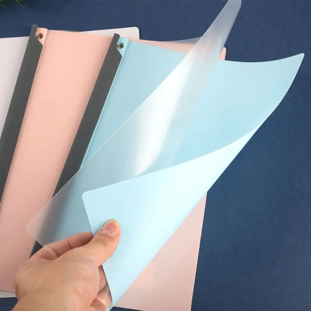 90 ° Rotation A4 Draw Rod Folder Large Capacity Thickened Test Paper Storage Clip Plastic Pull Rod Clip For Students Teachers