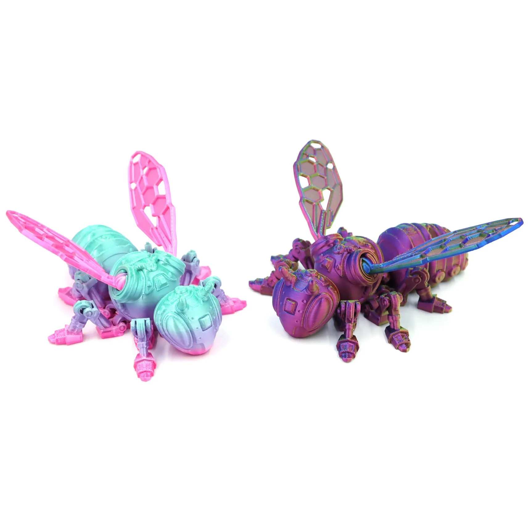 3D Printing Mechanical Bee Model with Movable Wing Joints Creative Home Decorations Children's Gift Home Accessories