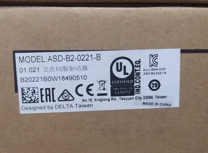 

ASD-B2-0221-B New Original Genuine Delta Programmable Controller