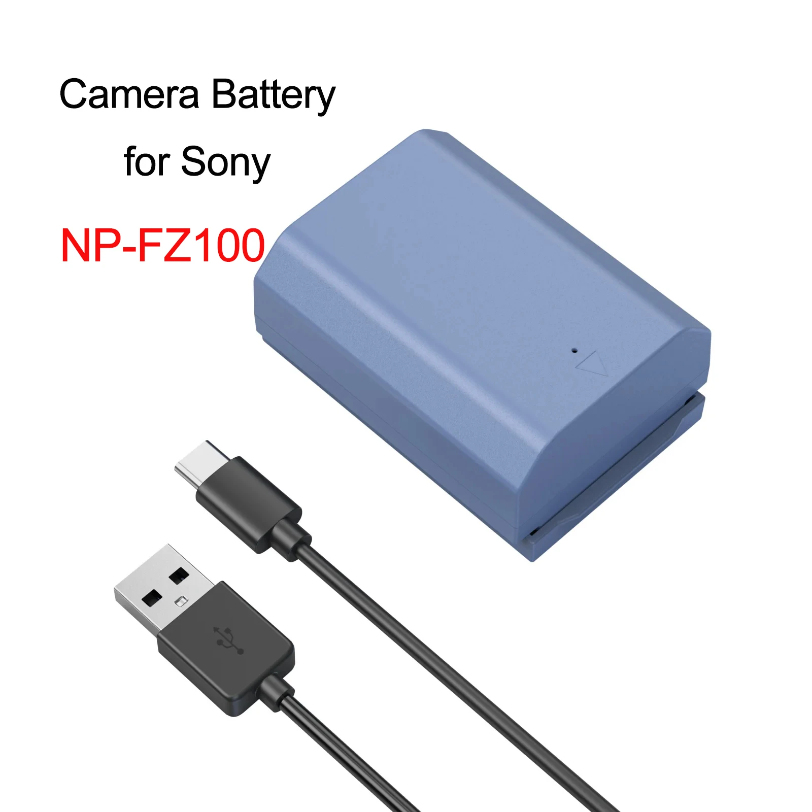 Batería recargable Smallrig USB-C para cámara Sony NP-FZ100 2400mAh con carga rápida para Sony FX3 ZV-E10 II FX30 A7R IV a7c2 a7c
