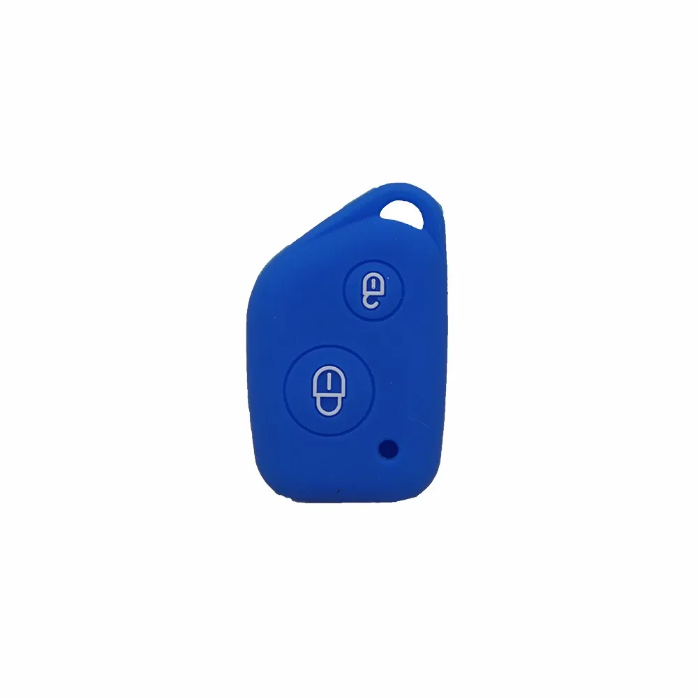 Cocolockey Silicone Car Key Cover Case for Peugeot 106 205 206 306 405 406 for Citroen Berlingo Xsara Picasso Saxo 2 Button