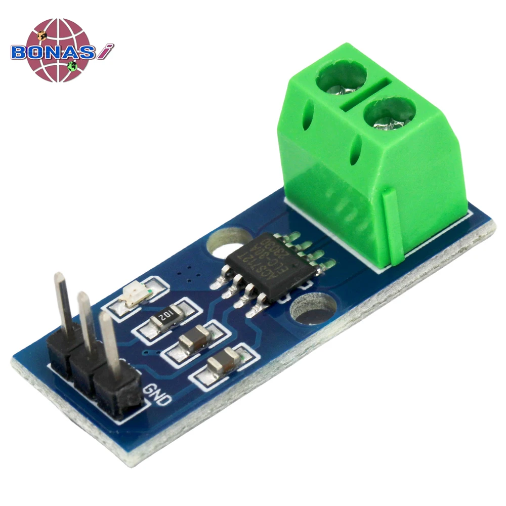 5A 20A 30A ACS712 Hall Current Sensor Module Measuring Range Analog Module Hall Board for Arduino ACS712TELC- 5A/20A/30A