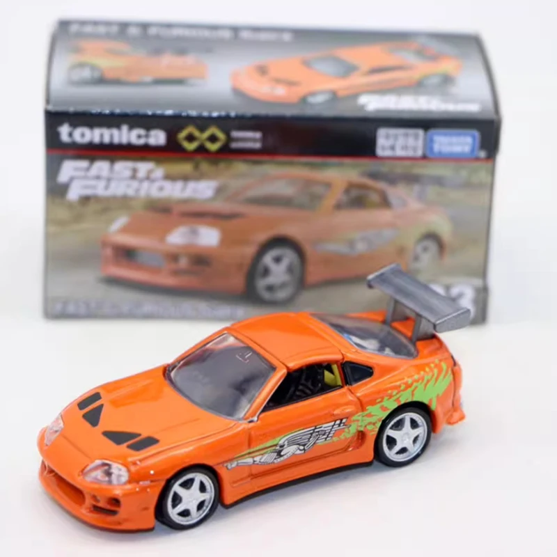 Tomy масштаб 03 TYT Supra & GTR сплав, имитация модели автомобиля, статическая коллекция, украшенные праздничные подарки, игрушки, сувенирный подарок