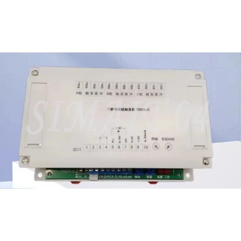Three-Phase Thyristor Trigger Board TSCR-C Thyristor Phase-Shift Soft Start with Power and Voltage Regulation Function