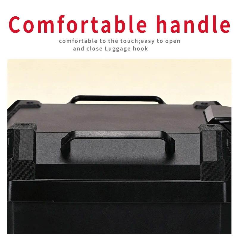Universal 45L/57L Motorcycle Helmet Box Top Tail Rear Luggage Storage Tool Cases AntiDrop Shock Waterproof Motorbike Travel Box image 4