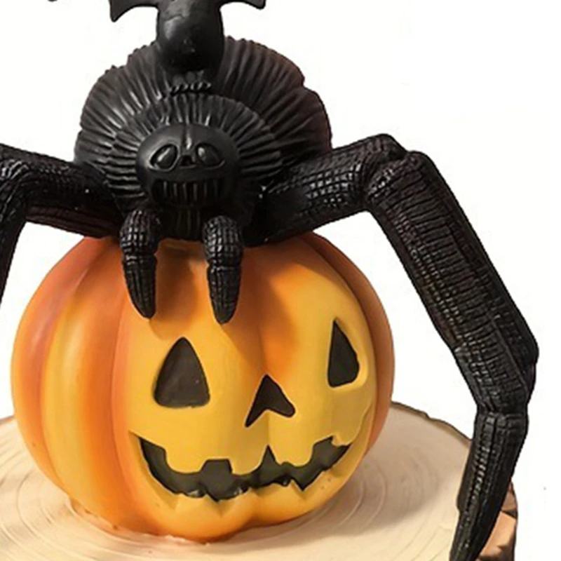 Halloween Spider Pumpkins Decorations For Fall Halloween Home Decor Tabletop Partydecor And Holiday Decorations