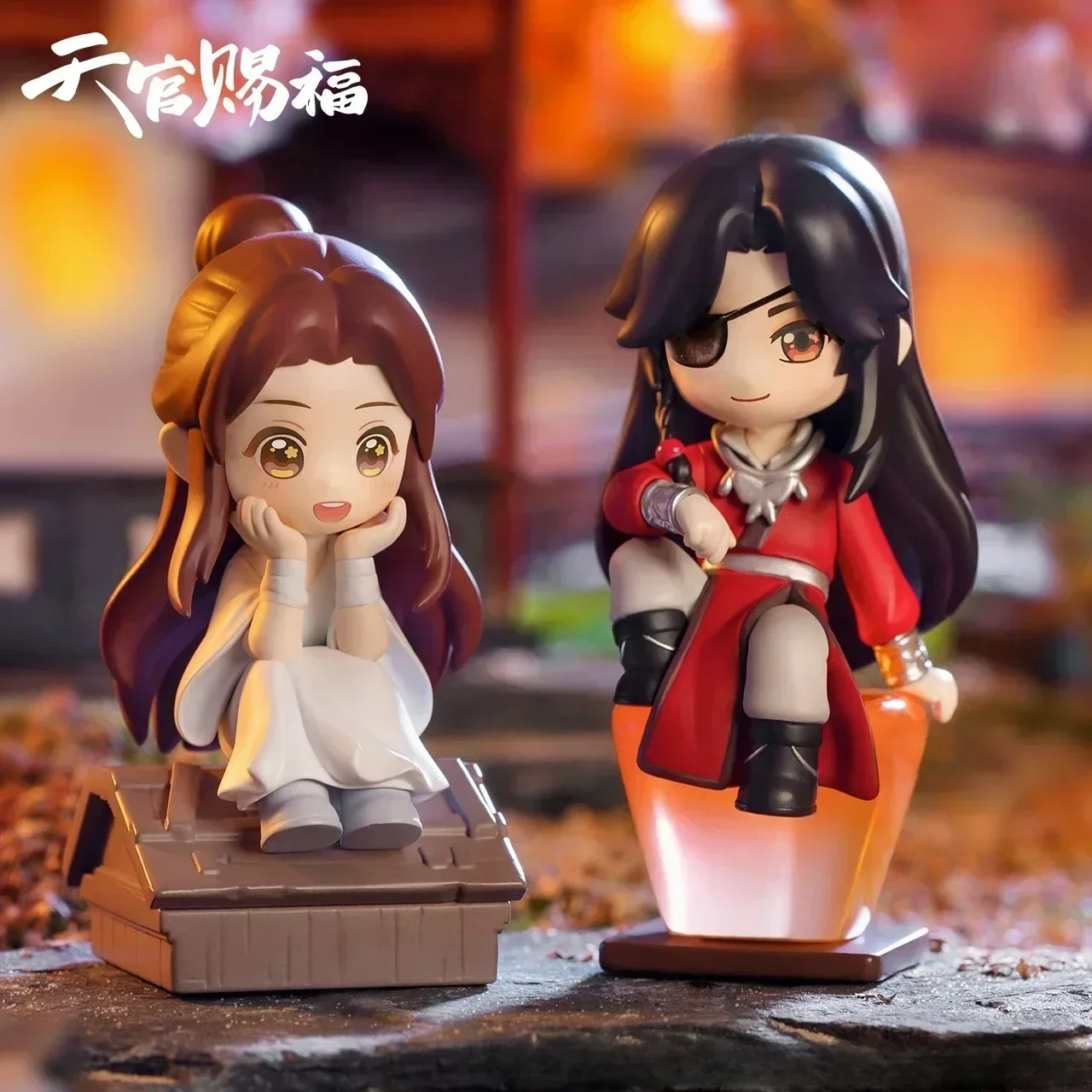 Подлинные небесные официальные фигурки благословения Xie Lian Hua Chneg Lucky To Meet You серии Mystery Box Декор игрушки подарок для детей