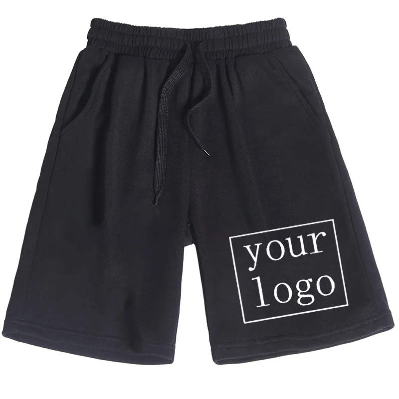 Nieuwe Aangepaste Print Tekst Logo Foto Diy Shorts Heren Casual Strand Shorts Aanpassen Logo Gepersonaliseerde Jogging Shorts Dropshipping