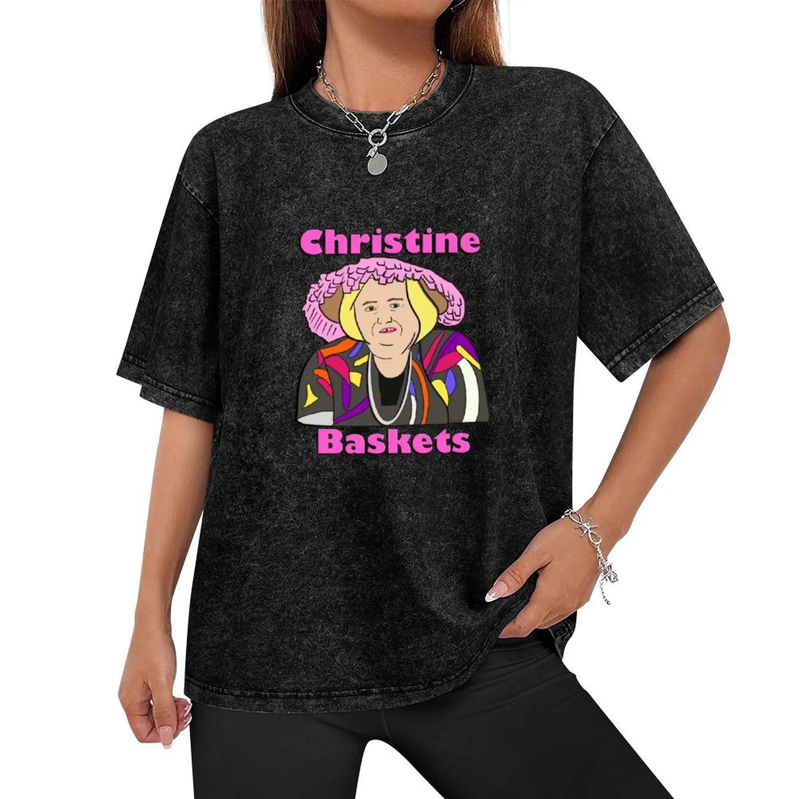 Christine Baskets Louie Anderson T-Shirt graphic t shirts plus size tops fitted t shirts for men