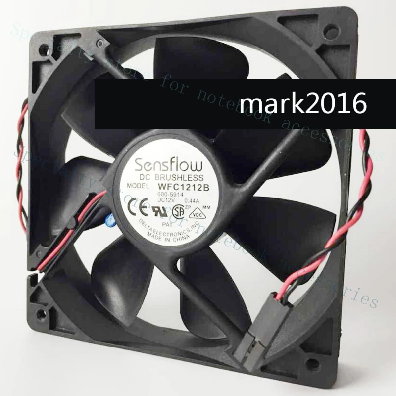 

A+ WFC1212B 12cm 12025 120mm fan DC12V 0.44A computer case cooling fan 2pin