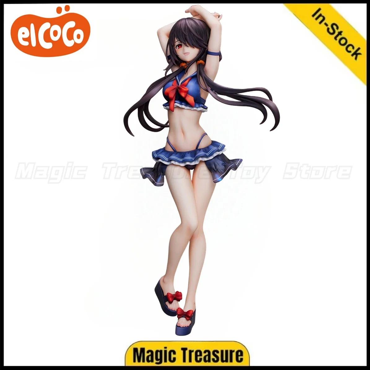

【MT】In Stock Original ElCOCO DATE ALIVE IV Kurumi Tokisaki 1/7 Scale Beauty Anime Figure Collection Gifts