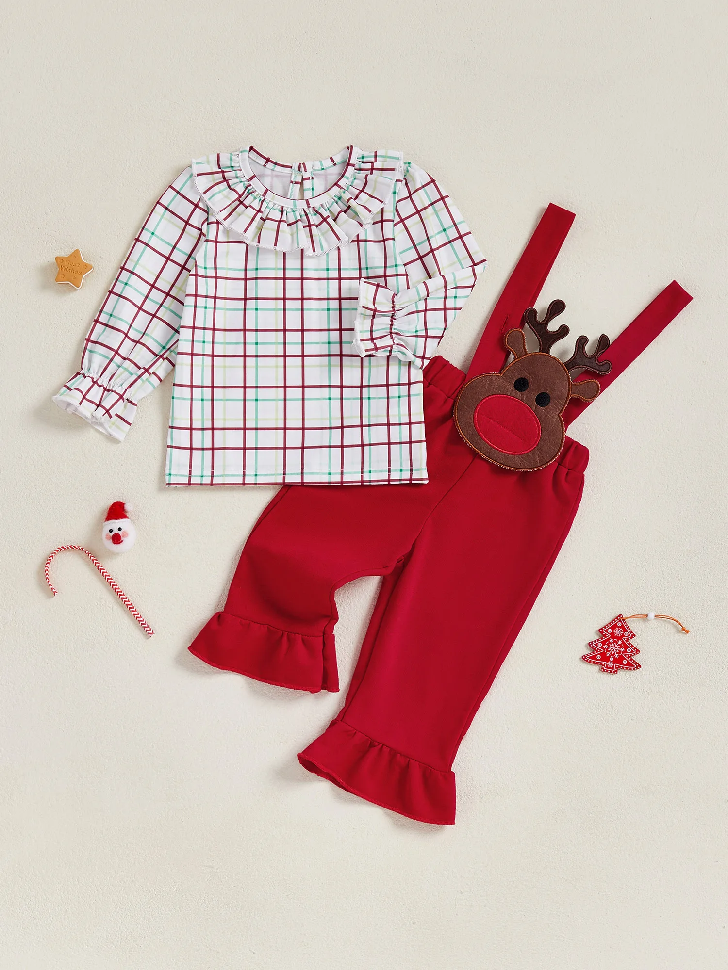 

Girls Christmas Outfits Red Velvet Dress with White Faux Fur Trim and Matching Bow Headband Set Holiday Clothes for Toddlers