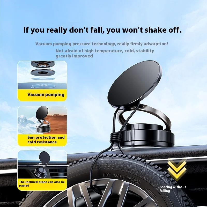 

Mobile Phone Stand A Best-Selling And Popular Magnetic Car Bracket For Automobiles Metal Multi-Functional Desktop Phone Stand