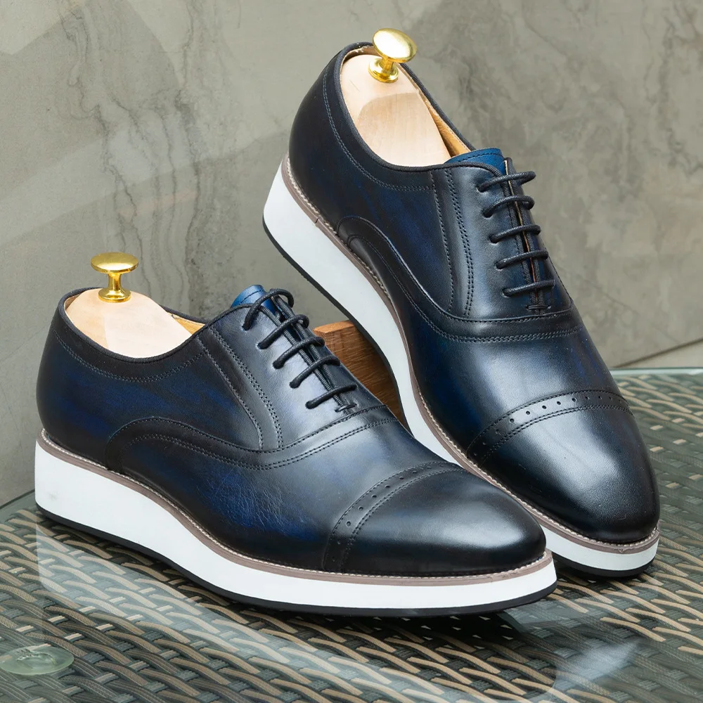High End Handmade Top Layer Cowhide Men's Versatile British Business Formals Classic Fashion Casual Leather Suede Shoes Loafers