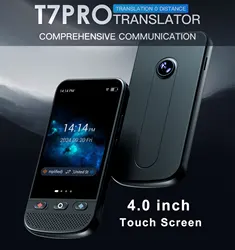 Real-time Language Translator Voice Text Photo Translate Chatgpt Speak Freely Touch Screen headphone Earbuds Electronic Devices