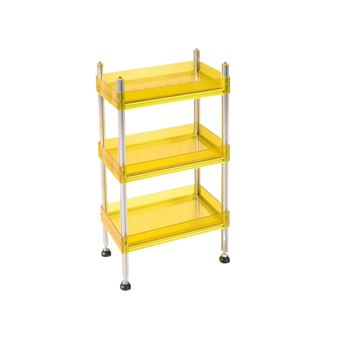 

Acrylic aluminum profile multi-layer shelf, living room display rack, side cabinet display rack, multi-functional sundries