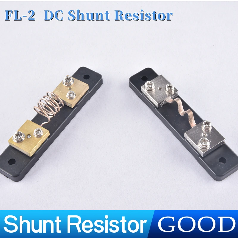 Derivación de FL-2 CG 1A 2A3A5A10A20A30A 40A50A 75A100A 75mV DC, fabricante con amperímetro Base, resistencia de derivación de corriente