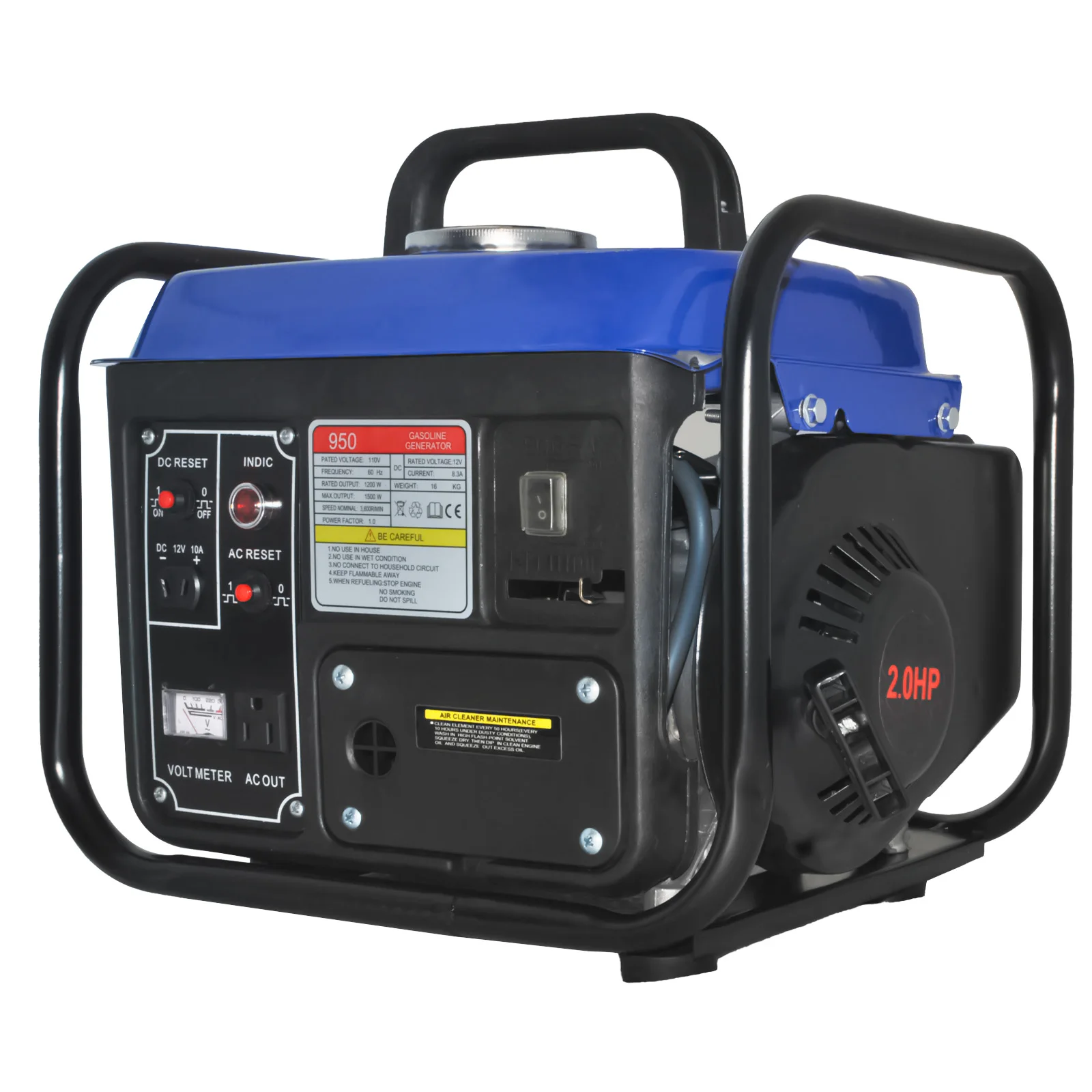 1500W Portable Generator, Small Generator For Camping Outdoor