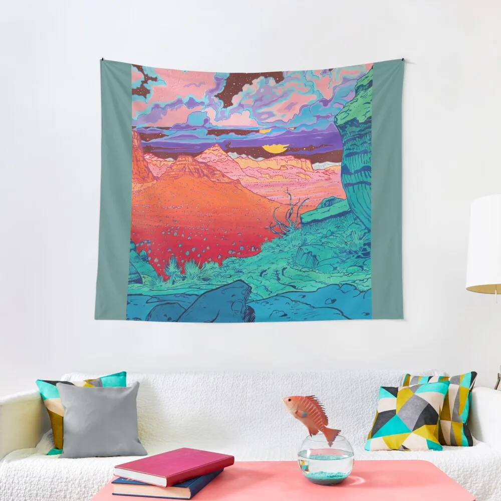 

Pink Clouds Tapestry Wall Art Bathroom Decor Tapestry