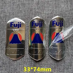 Fuji bicycle mountain bike logo decoration sticker metal label head badge BRIDGESTONE tube decals accessories waterproof