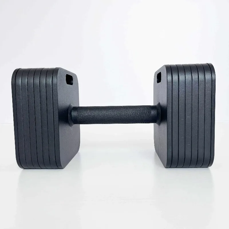 

24kg/28kg/32kg/36kg Home Strength Training New Steel-Plate Quick-Adjust Dumbbells, Black Compact and Durable Unisex