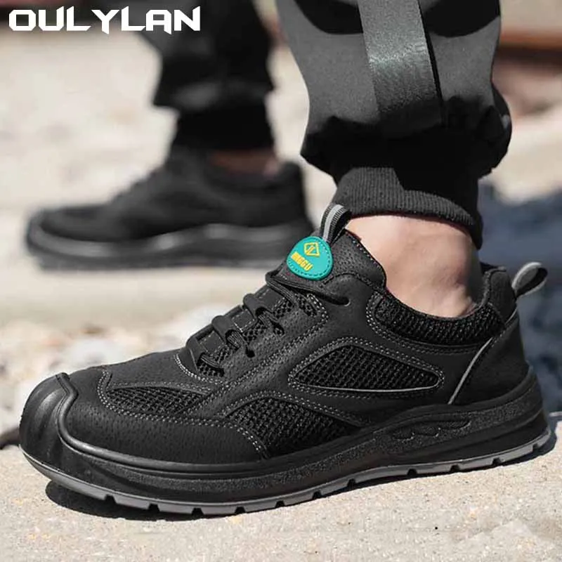 

Oulylan Women Shoes Men Steel Toe Shoes Sport Style New Unisex Safety Shoes Men Work Sneakers Indestructible Safety Boots