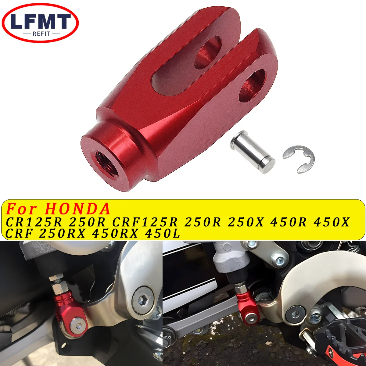 

Motorcycle Rear Brake Clevis For Honda CRF 250R 450R CRF150R CR125R CR250R CRF250R CRF250X CRF250RX CRF250F CRF450X RX 2004-2022