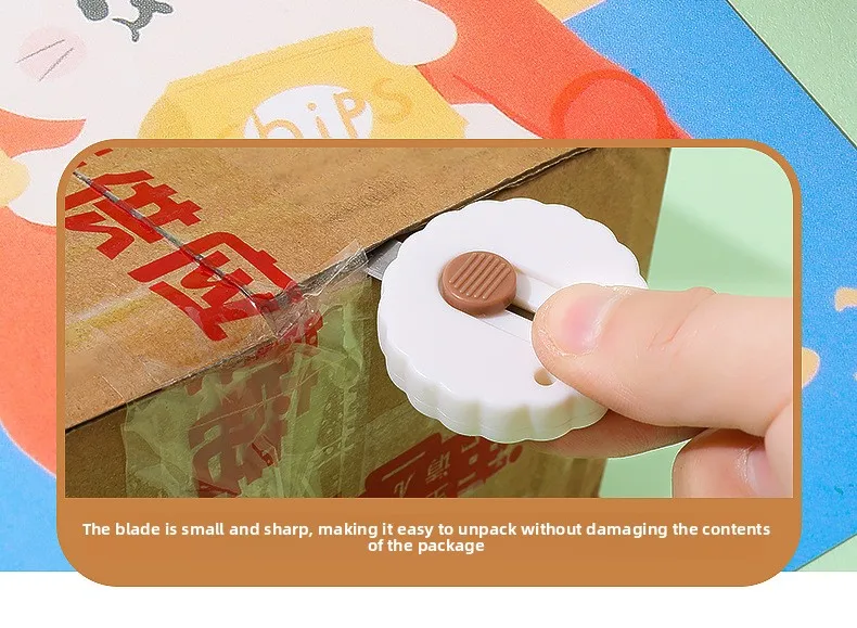 Cute Bear Utility Knife Cartoon Box Disassembly Express Small Knife Mini Carry-on Student Paper Cutting Gift Box