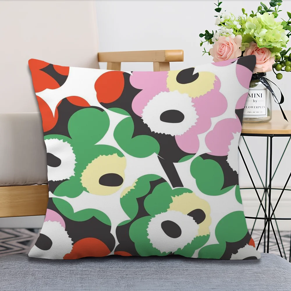 Fashion luxury M-Marimekko Pillow Case living Room Home Sofa Office Shop Cover Printing Comfort Decoration Nordic Simplicity