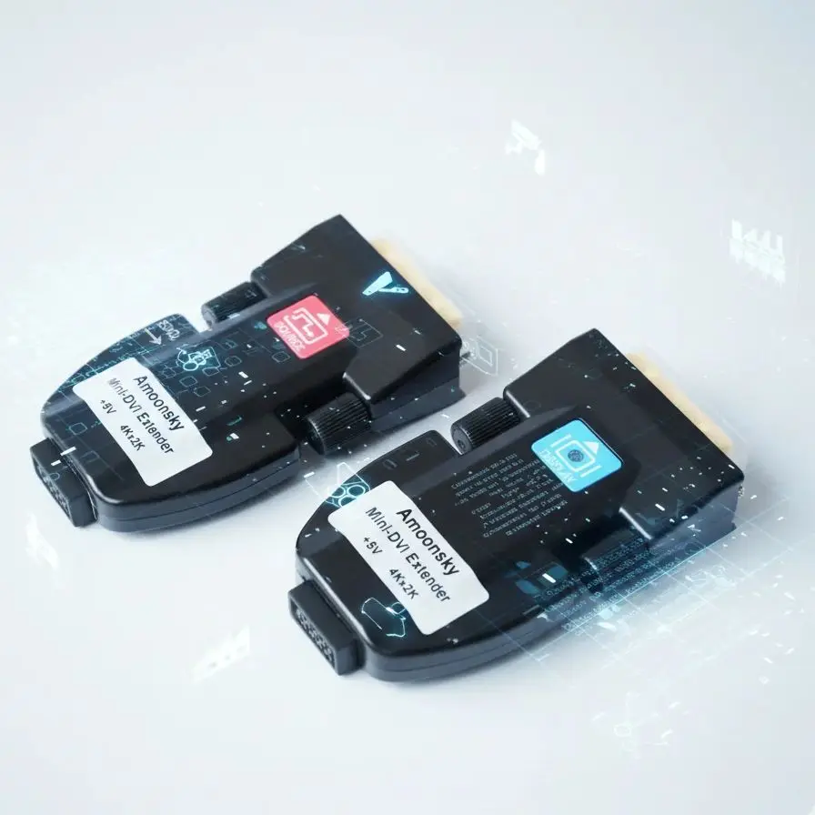 

High-Definition Optical DVI Extender with Plug and Play Installation for Professional Video Distribution and Conference Rooms